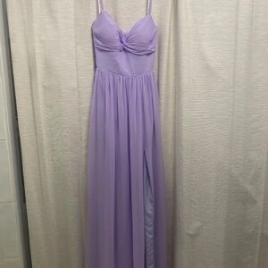 Lilac Azazie Zeya Bridesmaid Dress